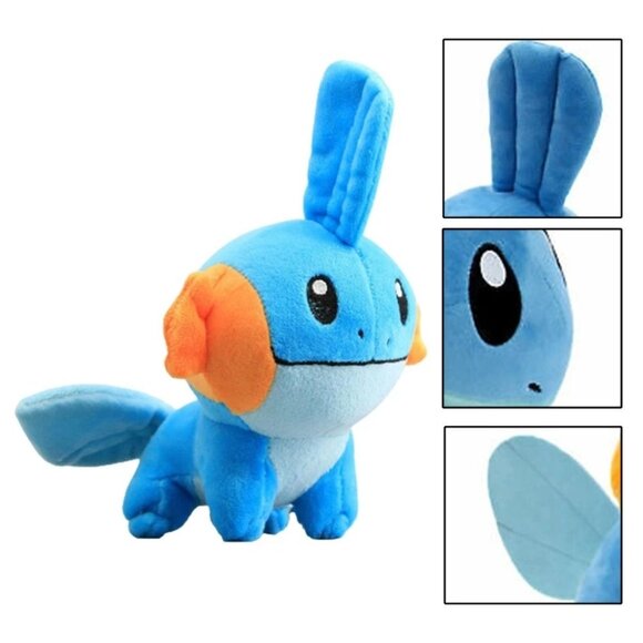 Pokémon Mudkip Soft Plush Stuffed Toy Pokemon - Picture 2 of 3